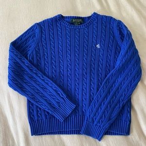 Cable knit sweater